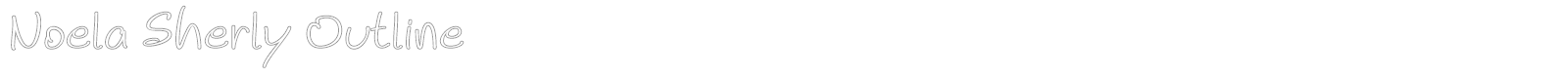 Noela Sherly font preview